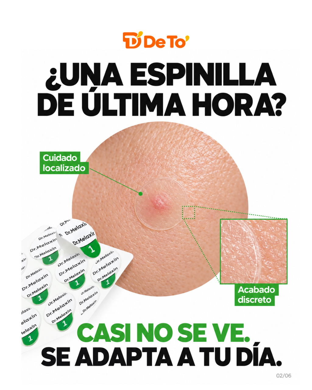 Dr. Melaxin – Parches ultrafinos para espinillas S-ZINC Zero Fit
