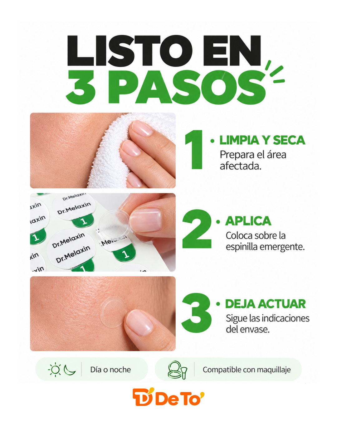 Dr. Melaxin – Parches ultrafinos para espinillas S-ZINC Zero Fit