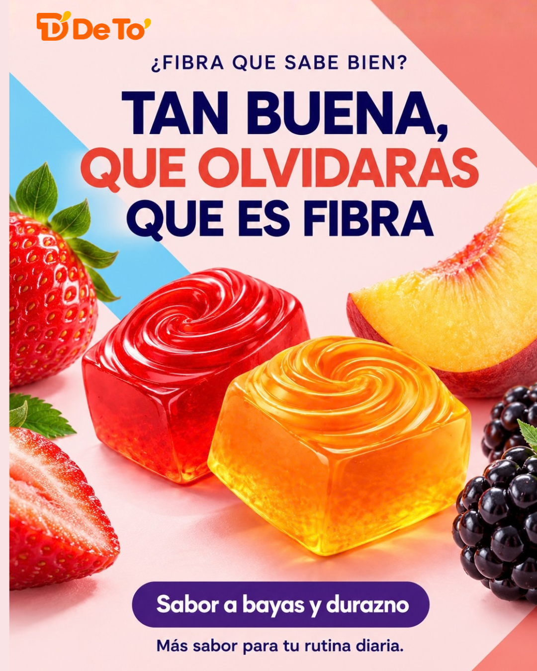 Vitafusion Fiber Well – Gomitas de fibra sin azúcar para la salud digestiva, 90 unidades