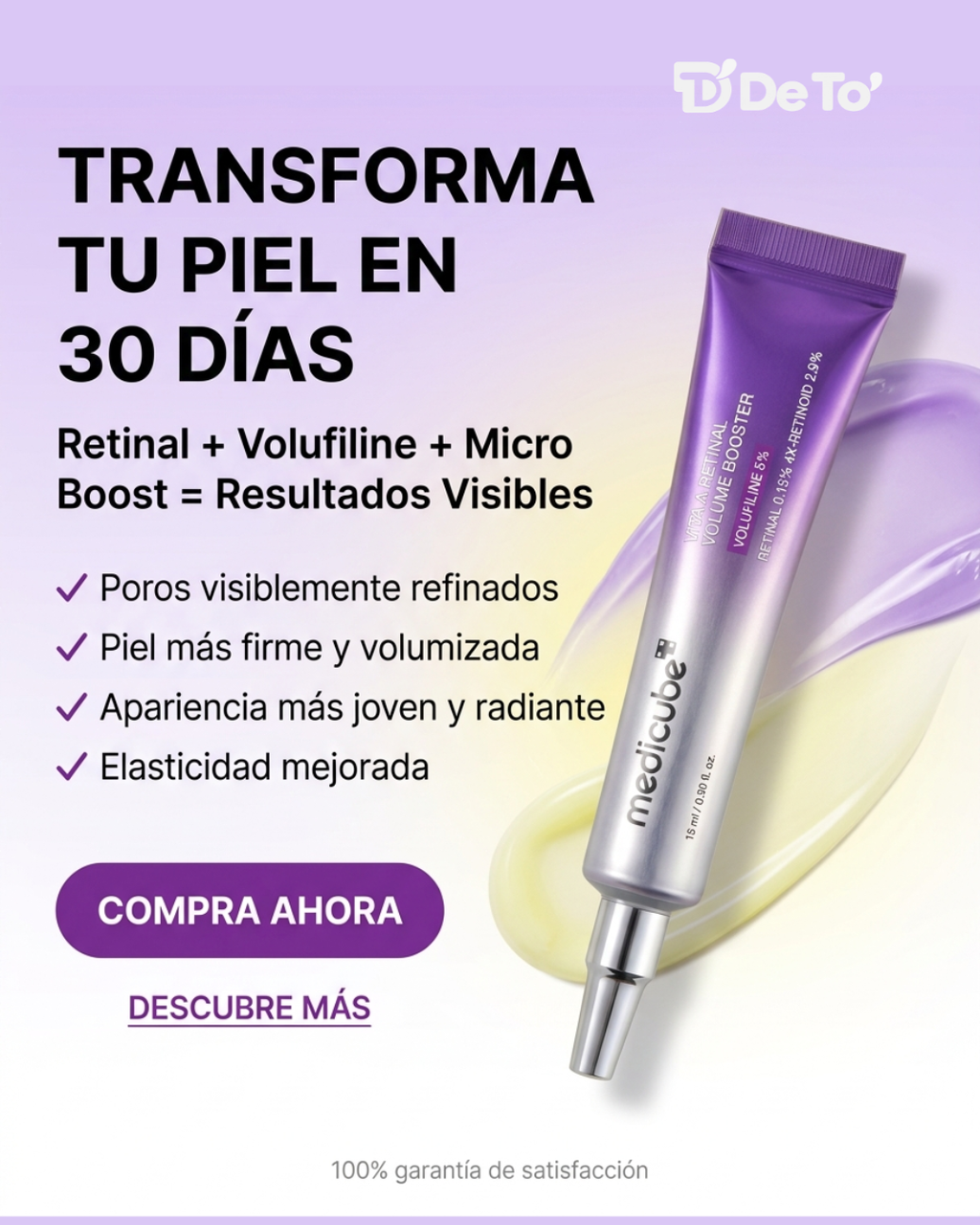 Medicube Vita A Retinal Volume Booster – Sérum para líneas de expresión y firmeza