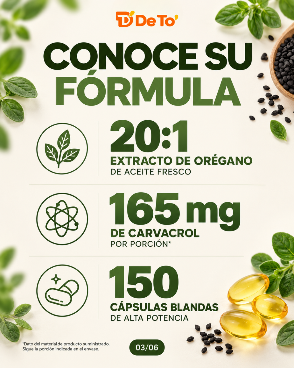 Micro Ingredients – Suplemento de aceite de orégano y semilla negra, 150 cápsulas blandas