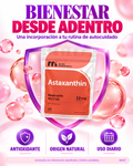 Suplemento antioxidante de astaxantina 12 mg – Micro Ingredients, 120 cápsulas blandas