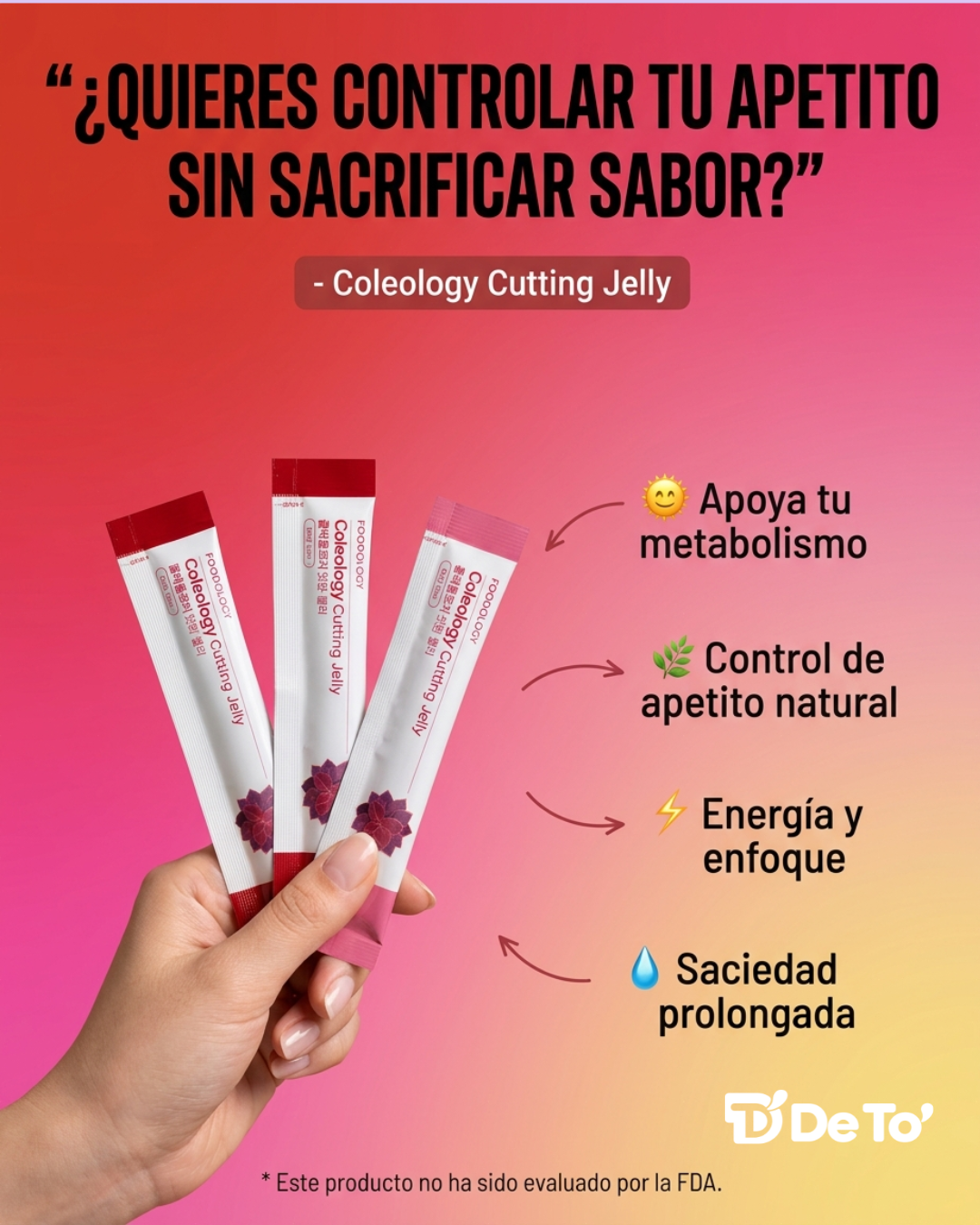 Foodology Coleology Cutting Jelly – Suplemento alimenticio en gelatina sabor granada