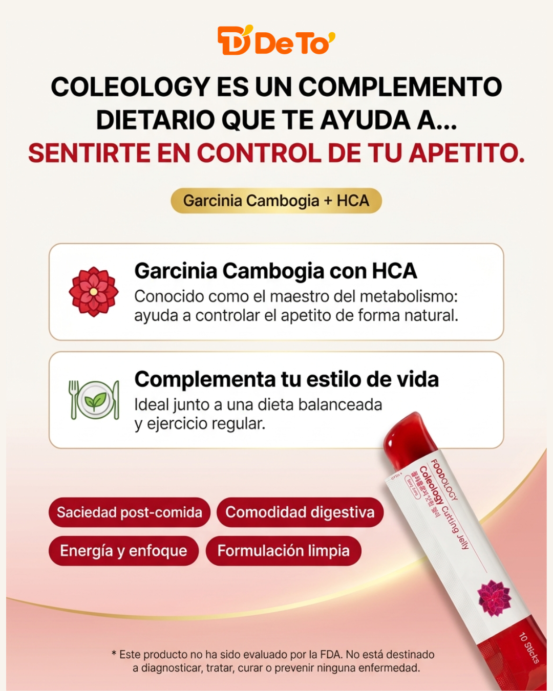 Foodology Coleology Cutting Jelly – Suplemento alimenticio en gelatina sabor granada