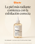 The Ordinary – Tónico exfoliante con ácido glicólico 7 % para una piel más suave y luminosa